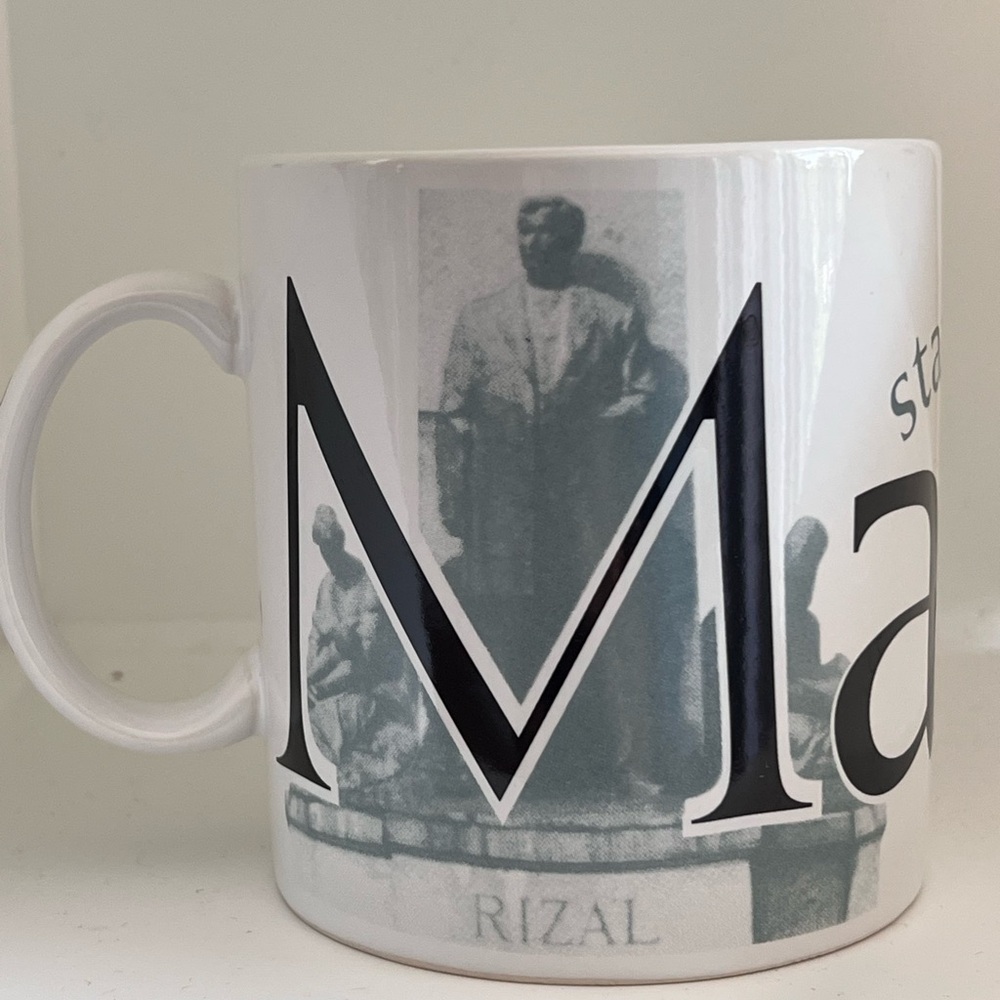 Vintage Starbucks Manila 1994 Collector Series City Coffee Mug Oversized 20oz.